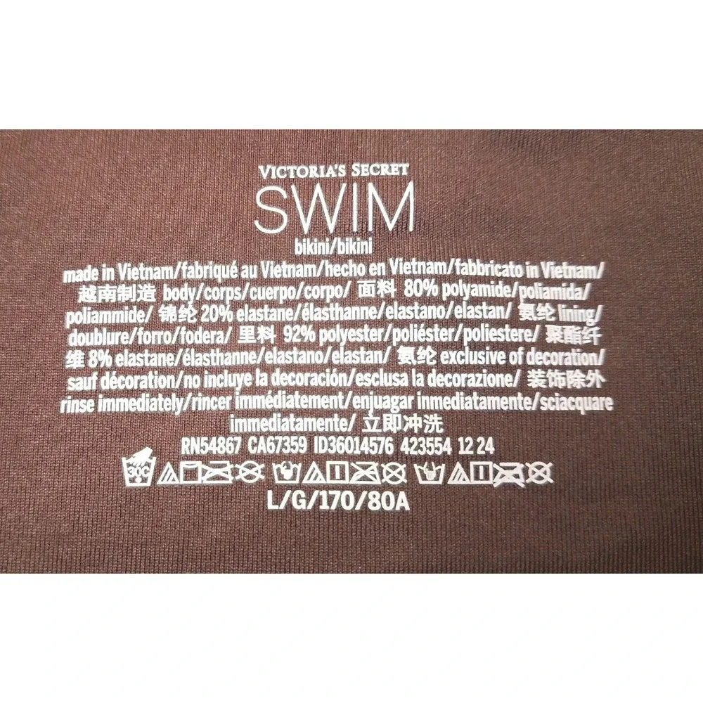 New Victoria Secret Swim Bikini Bottom Size Large Beach Resort Vacation - Picture 6 of 7